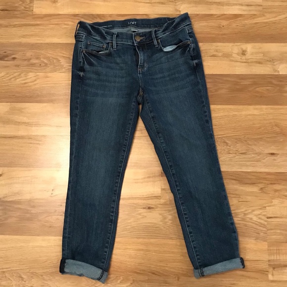 LOFT Denim - Loft modern cuffed crop jean capris